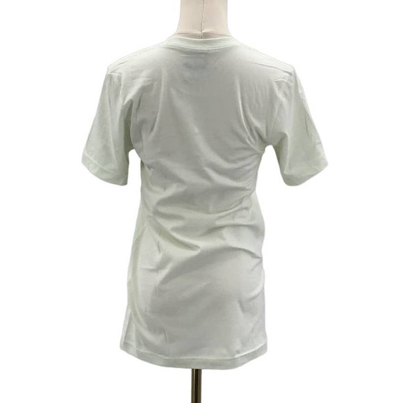 GINA M Multicolor distressed Short Sleeve What-a-babe Top T-Shirt NWT 0B11 - Picture 2 of 5